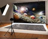 LFEEY 5 x 3 ft Fantástico espacio de fotos fondo de varios planetas estrellas Cosmos Aventura Alien sistema solar fotografía fondo bebé recién nacido niños retrato foto estudio Props