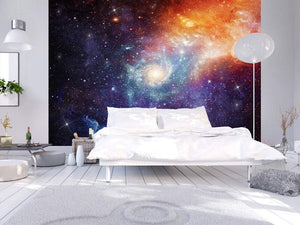 Papel Pintado Papel Tapiz Fotográfico Lámina Fotográfica De Primera Calidad Mural Decoración Póster Diseño De Imagen Cosmos Moderno Estrella Galaxy Dormitorio Sala De Estar Tv Sofá Fondo Pintura Mural, 350Cm * 245 Cm