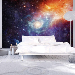Papel Pintado Papel Tapiz Fotográfico Lámina Fotográfica De Primera Calidad Mural Decoración Póster Diseño De Imagen Cosmos Moderno Estrella Galaxy Dormitorio Sala De Estar Tv Sofá Fondo Pintura Mural, 350Cm * 245 Cm