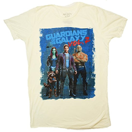 Marvel Guardianes de la Galaxia Póster Lineup Juniors Novio Playera