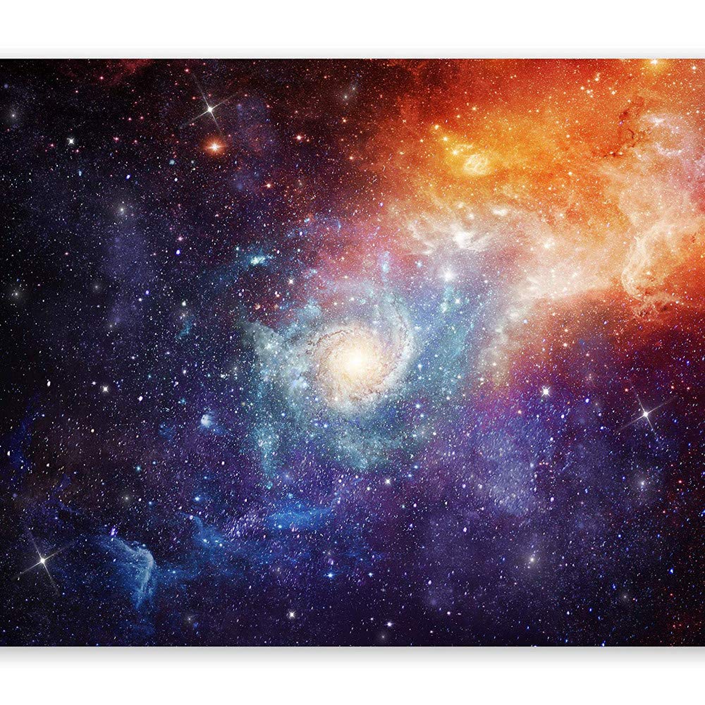Papel Pintado Papel Tapiz Fotográfico Lámina Fotográfica De Primera Calidad Mural Decoración Póster Diseño De Imagen Cosmos Moderno Estrella Galaxy Dormitorio Sala De Estar Tv Sofá Fondo Pintura Mural, 350Cm * 245 Cm